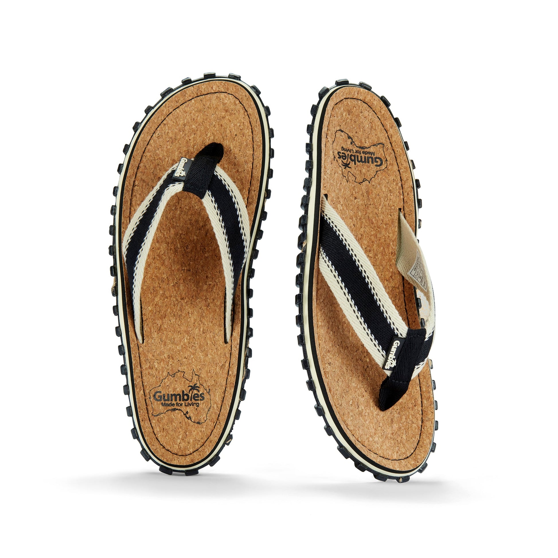 Corker - Flip-Flops - Men's - Black Corker Flip-Flops Gumbies