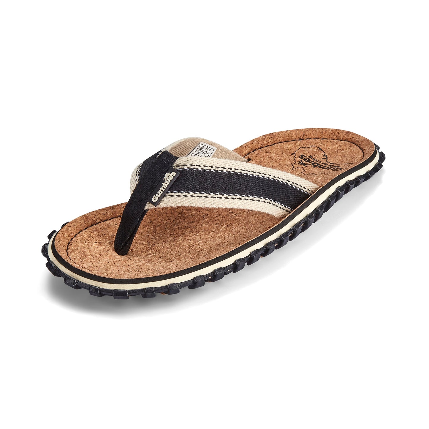 Corker - Flip-Flops - Men's - Black Corker Flip-Flops Gumbies