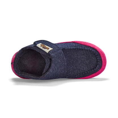 Quokka - Women's - Navy & Pink Quokka Slippers Gumbies