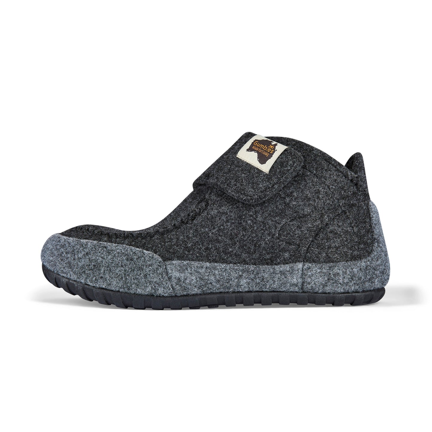 Quokka - Women's - Charcoal & Grey Quokka Slippers Gumbies