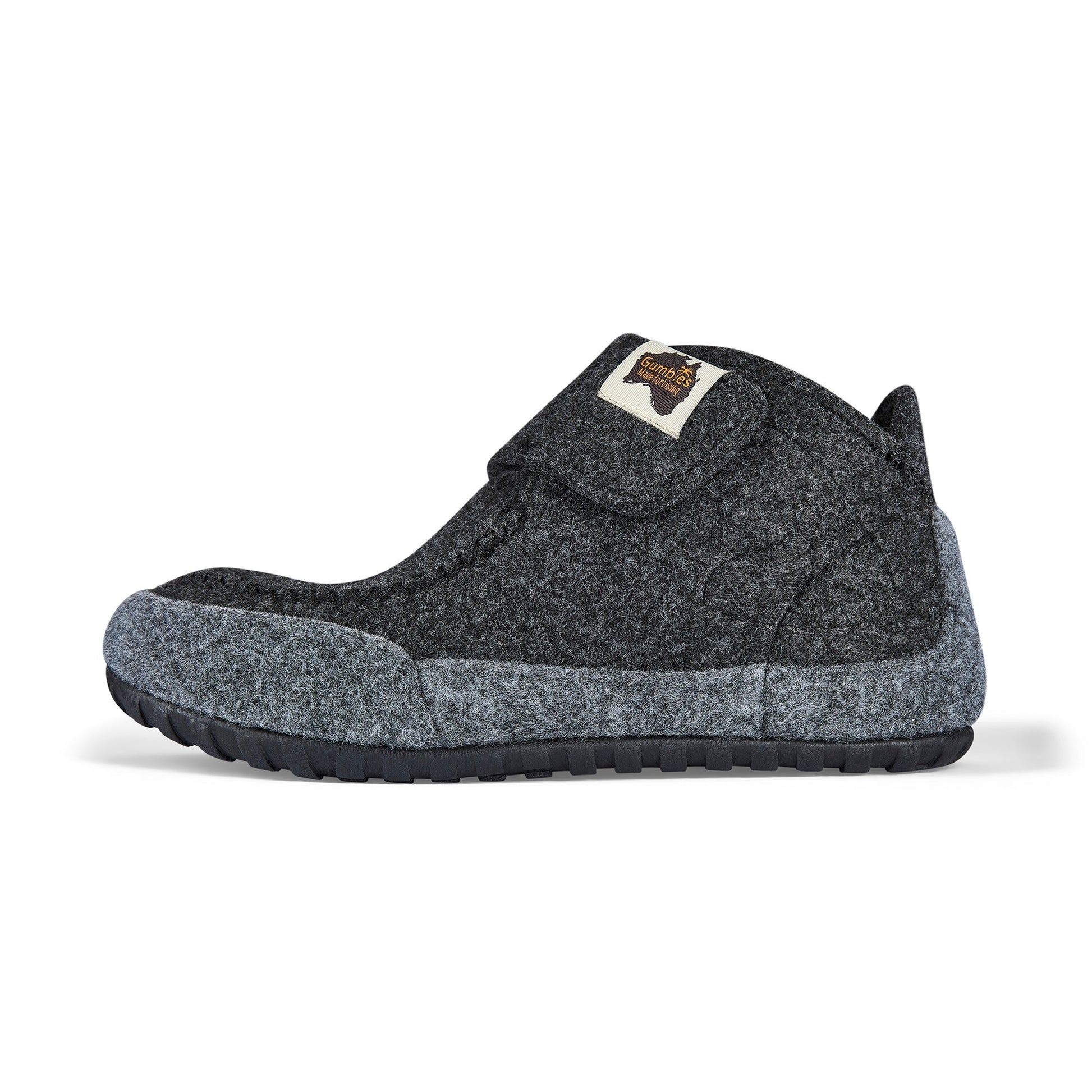 Quokka - Women's - Charcoal & Grey Quokka Slippers Gumbies