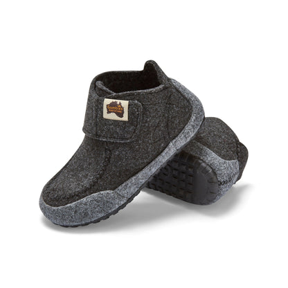 Quokka - Women's - Charcoal & Grey Quokka Slippers Gumbies