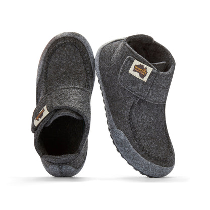 Quokka - Men's - Charcoal & Grey Quokka Slippers Gumbies
