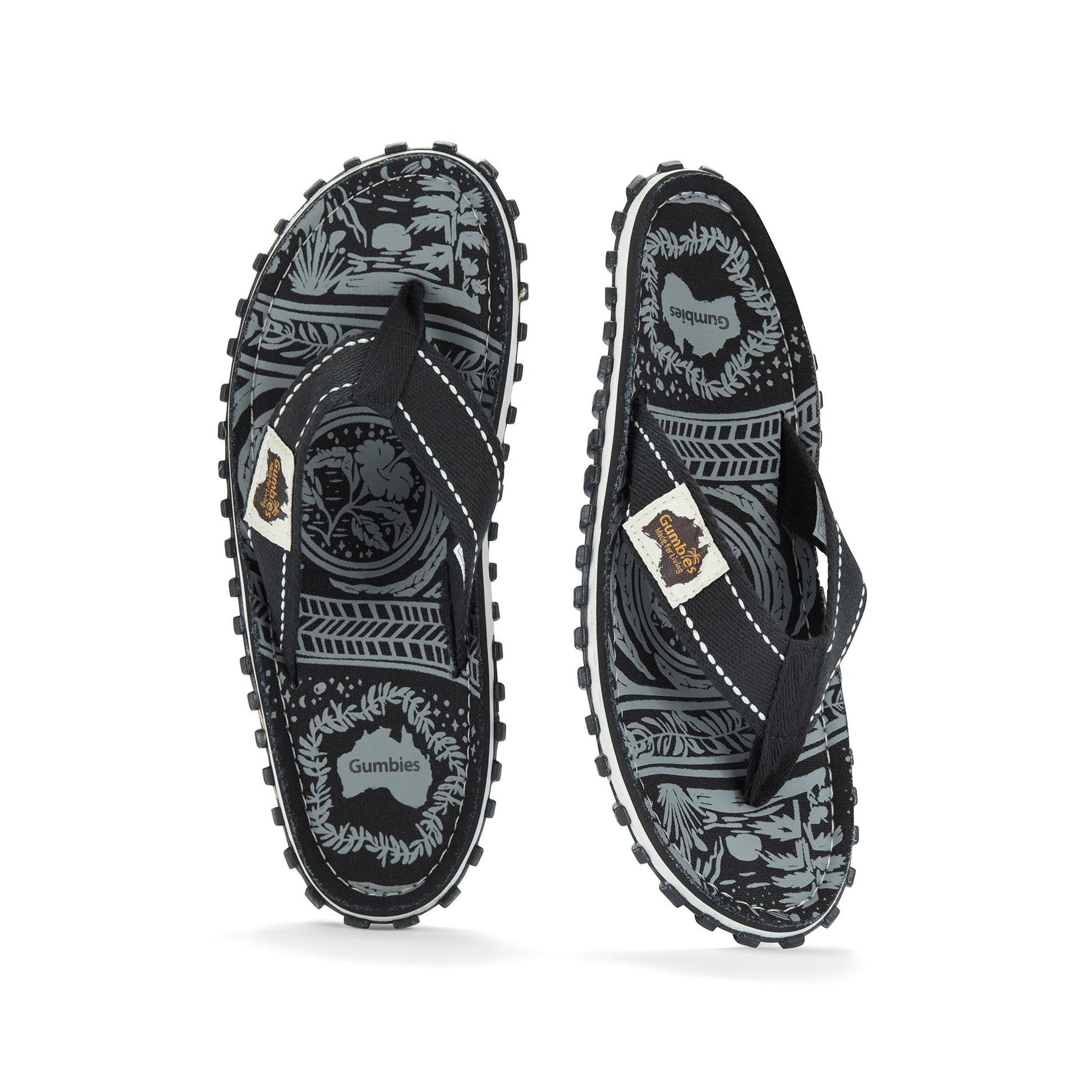 Islander Flip-Flops - Men's - Midnight Black Islander Flip-Flops Gumbies