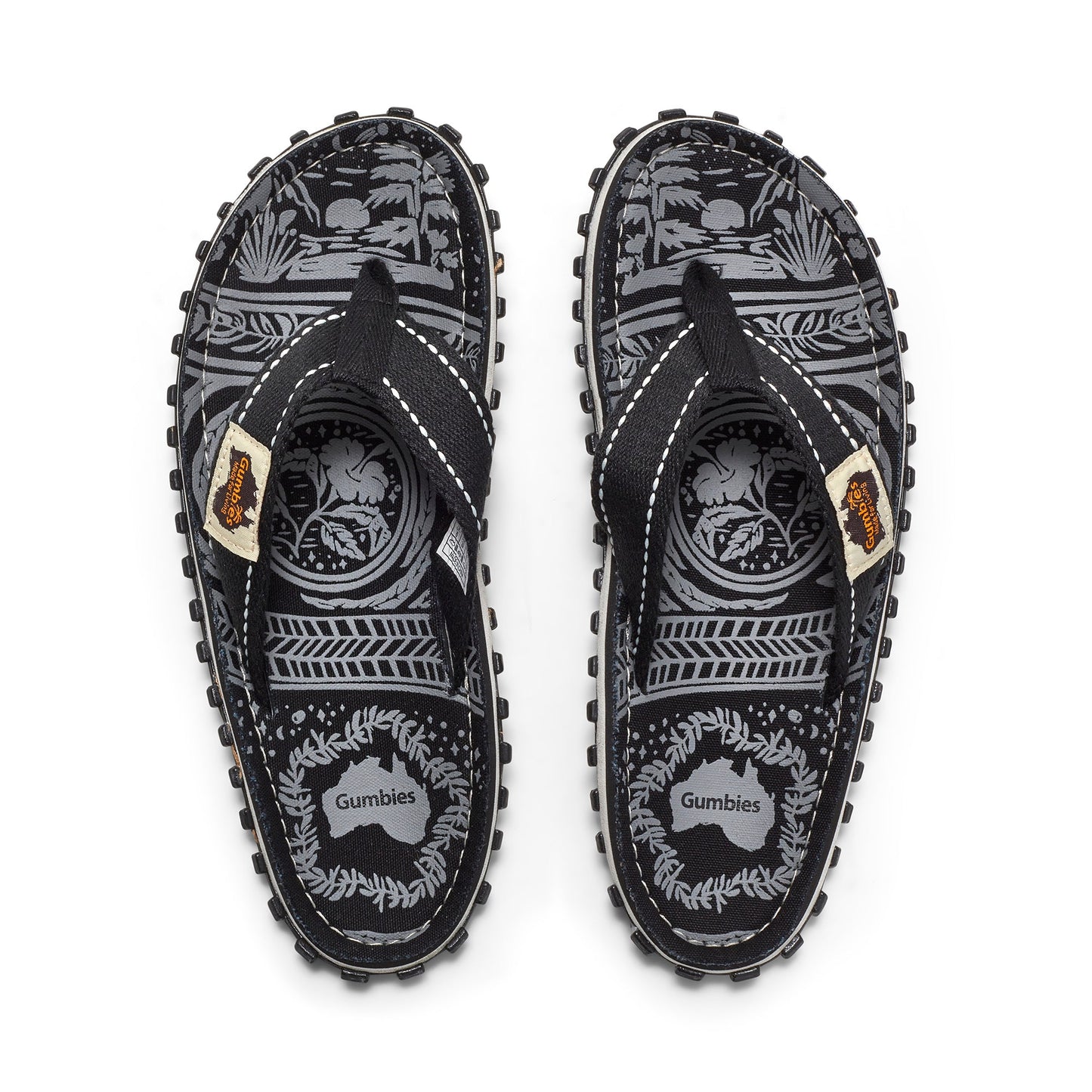 Islander Flip-Flops - Men's - Midnight Black Islander Flip-Flops Gumbies