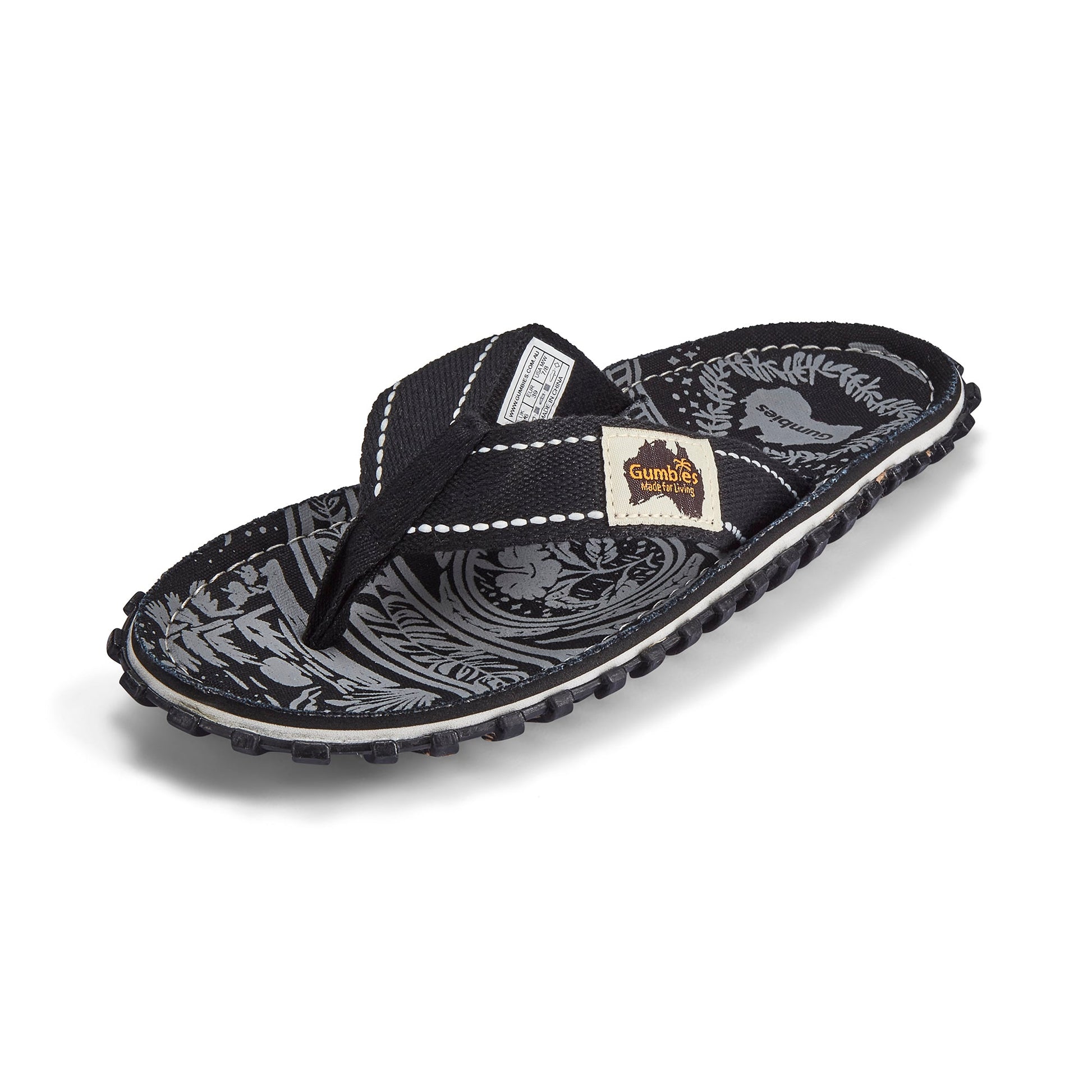 Islander Flip-Flops - Men's - Midnight Black Islander Flip-Flops Gumbies