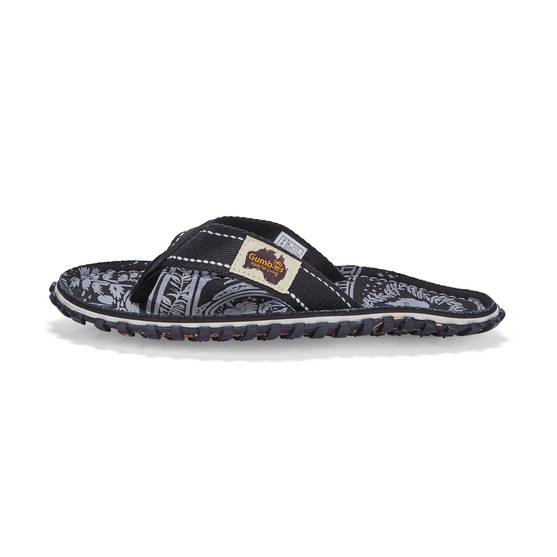 Islander Flip-Flops - Men's - Midnight Black Islander Flip-Flops Gumbies