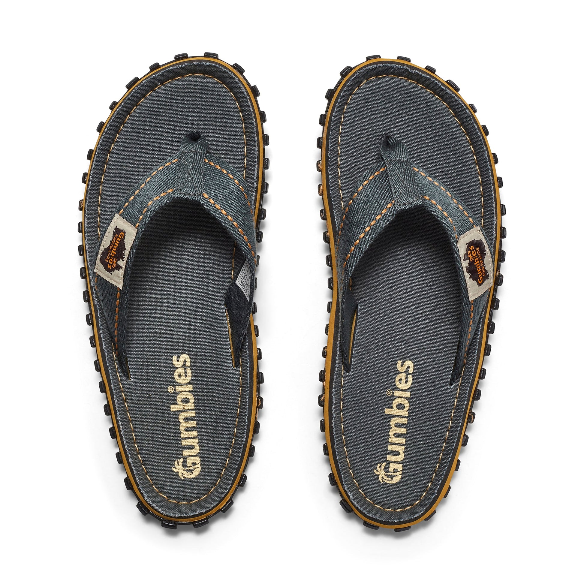 Islander Flip-Flops - Men's - Classic Grey Islander Flip-Flops Gumbies