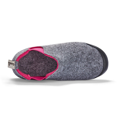 Brumby - Women's - Grey & Pink Brumby Slippers Gumbies