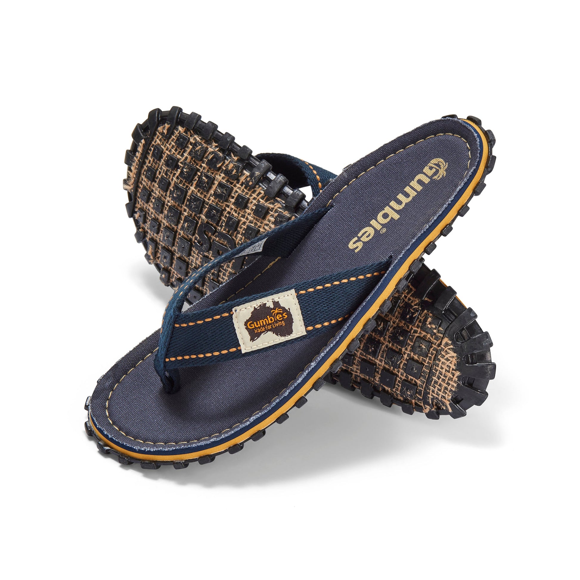 Islander Flip-Flops - Men's - Classic Navy Islander Flip-Flops Gumbies