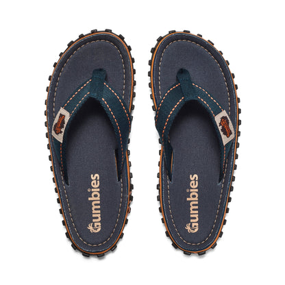 Islander Flip-Flops - Men's - Classic Navy Islander Flip-Flops Gumbies