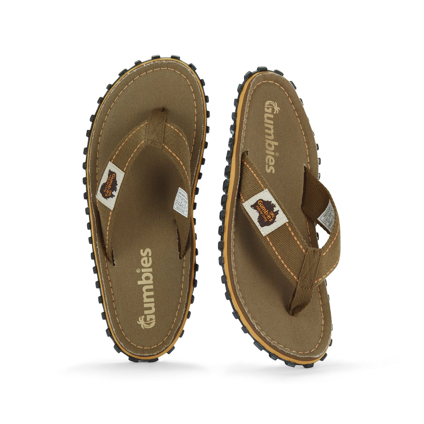 Islander Flip-Flops - Men's - Classic Khaki Islander Flip-Flops Gumbies