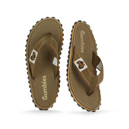 Islander Flip-Flops - Men's - Classic Khaki Islander Flip-Flops Gumbies