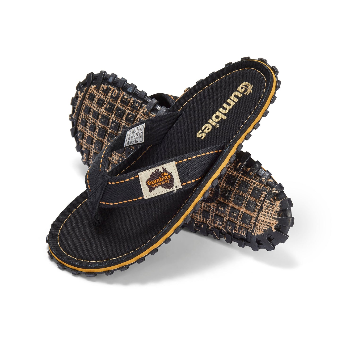 Islander Flip-Flops - Men's - Classic Black Islander Flip-Flops Gumbies