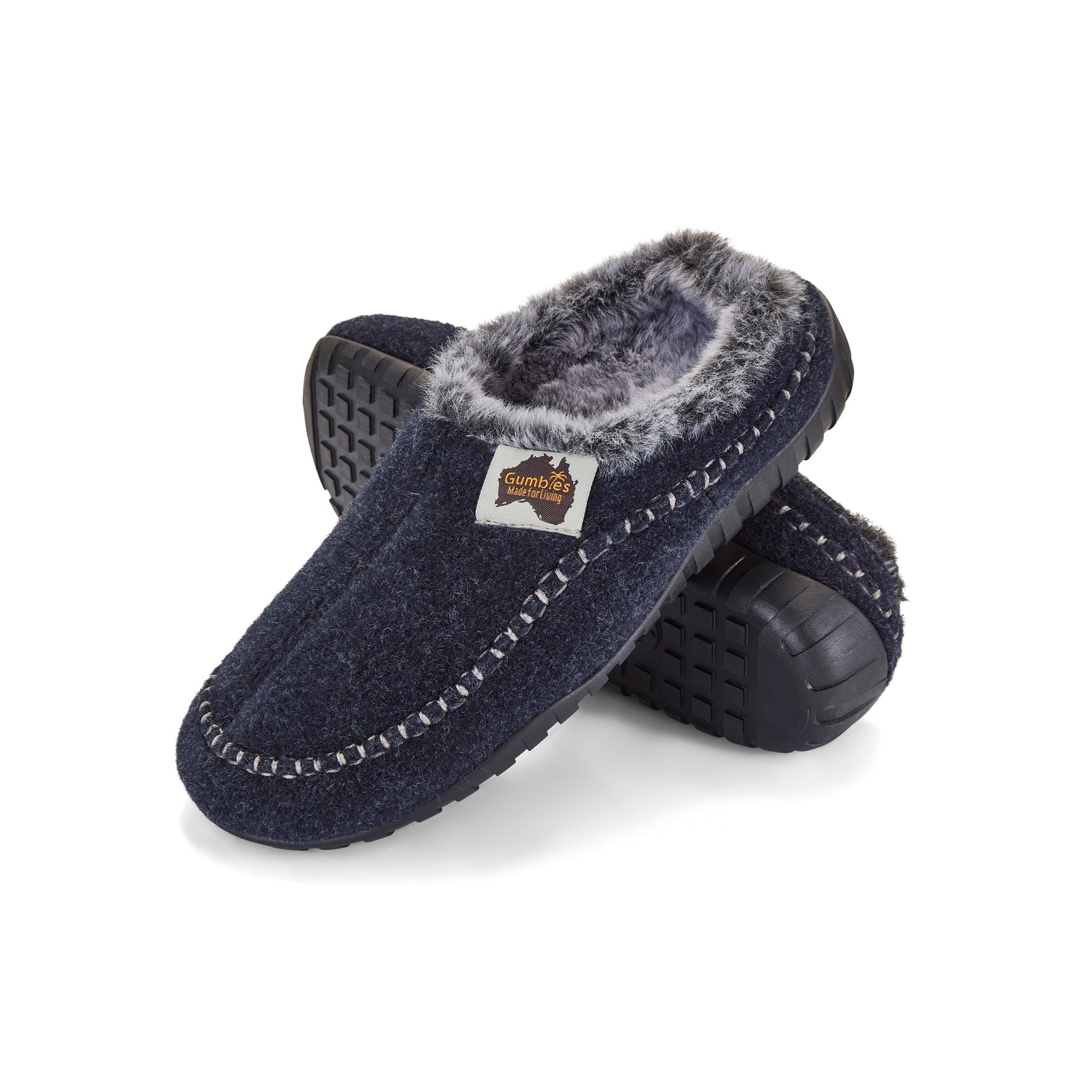 Ossa Low - Women's - Navy & Grey Ossa Low Slippers Gumbies