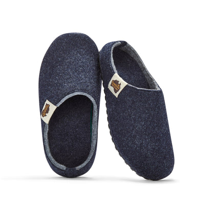 Outback - Men's - Navy & Grey Outback Slippers Gumbies