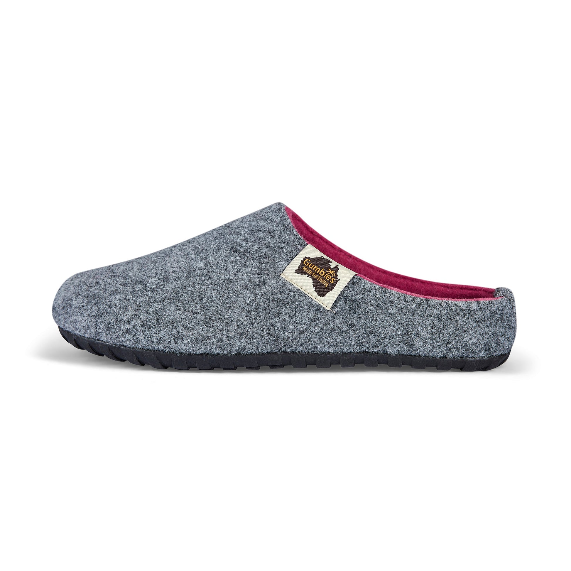 Outback - Women's - Grey & Pink Outback Slippers Gumbies