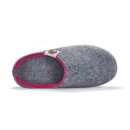 Outback - Women's - Grey & Pink Outback Slippers Gumbies