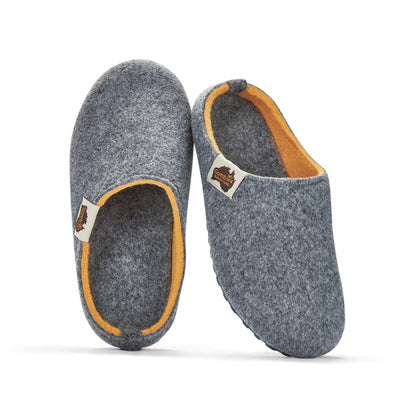 Outback - Men's - Grey & Curry Outback Slippers Gumbies