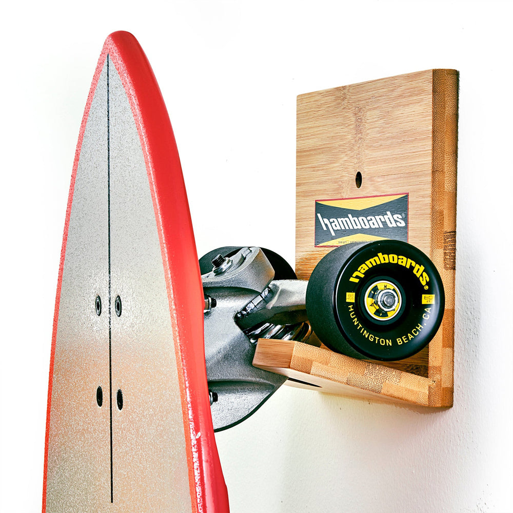 Hamboards - Bamboo Board Wall Mount Skateboard Storage Hamboards