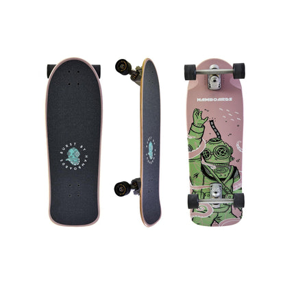 Hamboards - 32" The Burst - Deep Diver Skateboards Hamboards