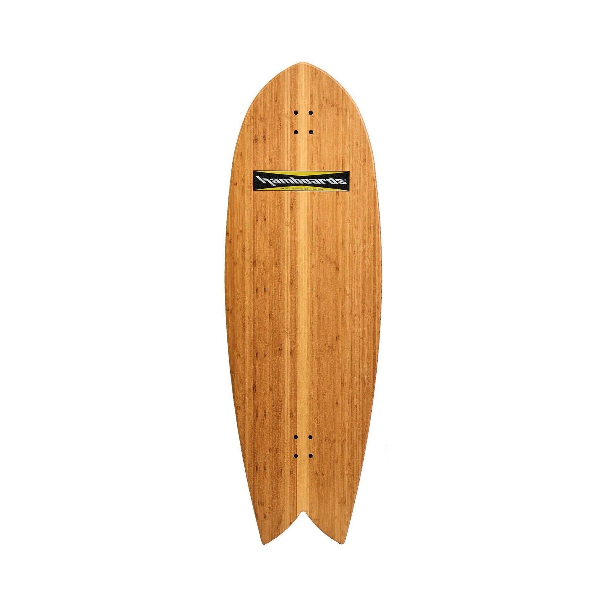 Hamboards - 4'5" The Fish - Bamboo - Deck Only Skateboards Hamboards