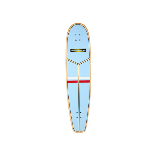 Hamboards - 45" The Huntington Hop - Light Blue/Red/White - Deck Only Skateboards Hamboards