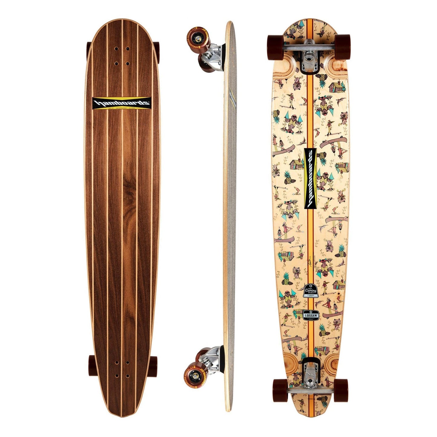 Hamboards - 5' The Logger - Walnut Skateboards Hamboards
