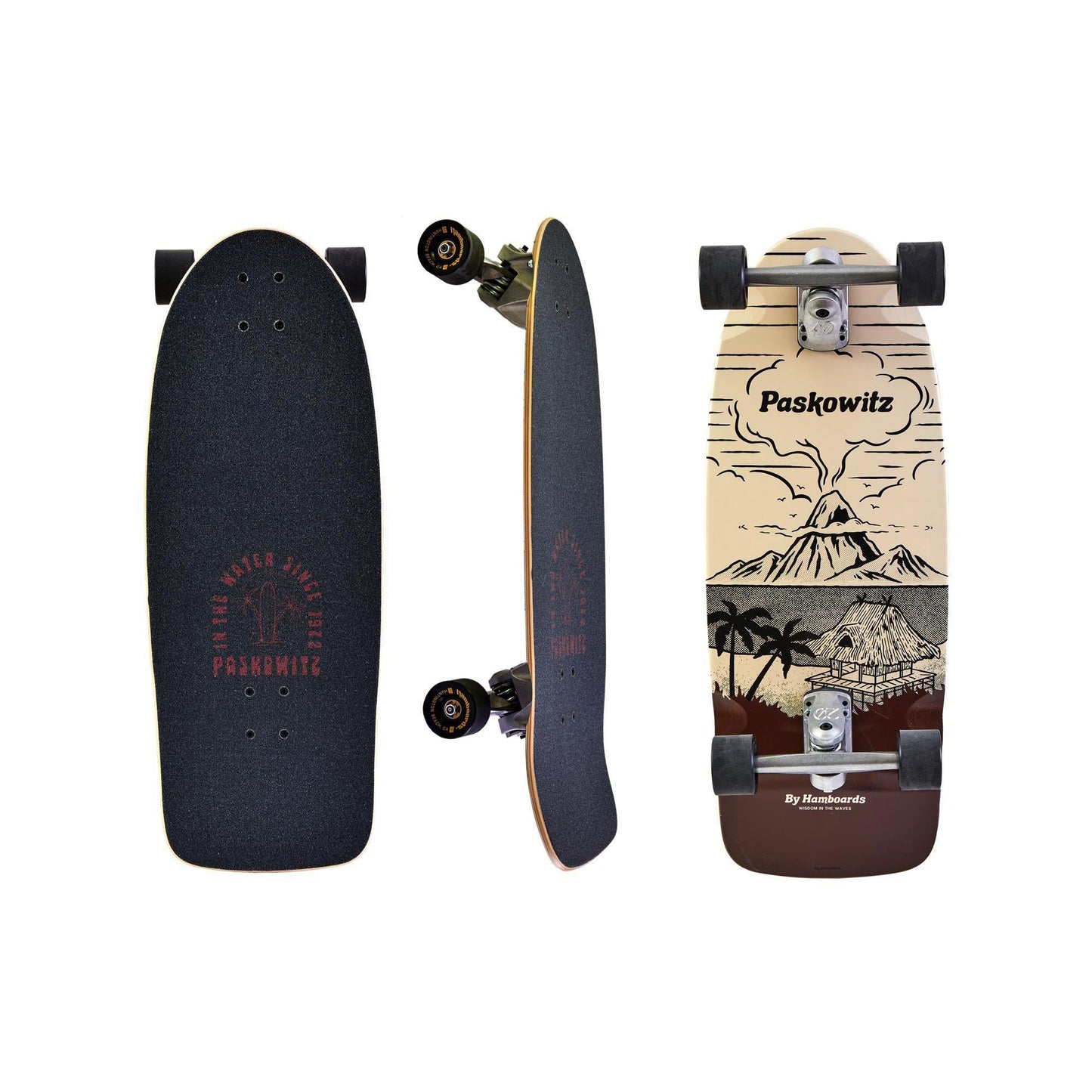 Hamboards - 30" The Paskowitz - Hut Island Skateboards Hamboards