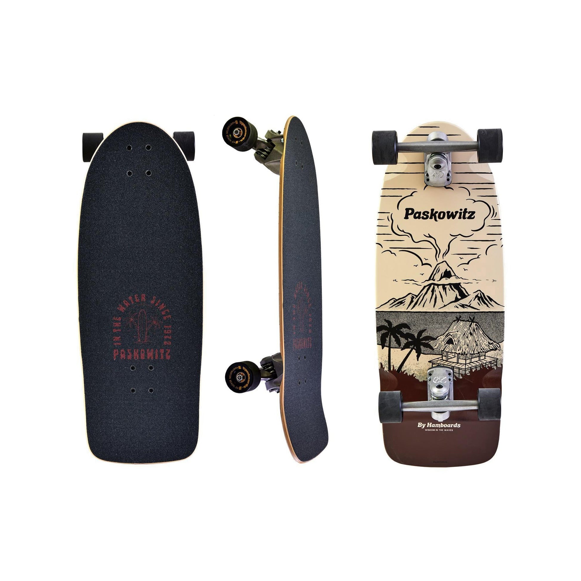 Hamboards - 30" The Paskowitz - Hut Island Skateboards Hamboards