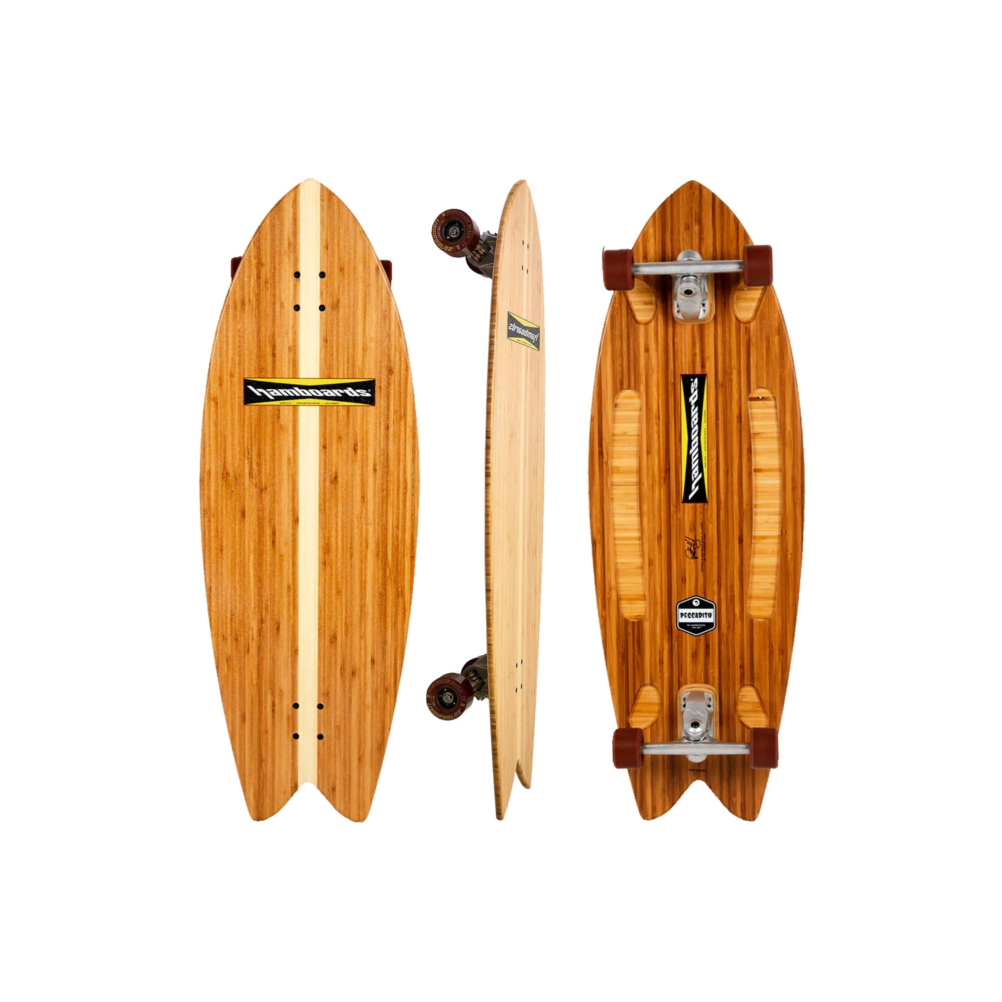スポーツ HAMBOARD PIGGER Pinger 67 | Pintail Longboard Skateboard | Hamboards®