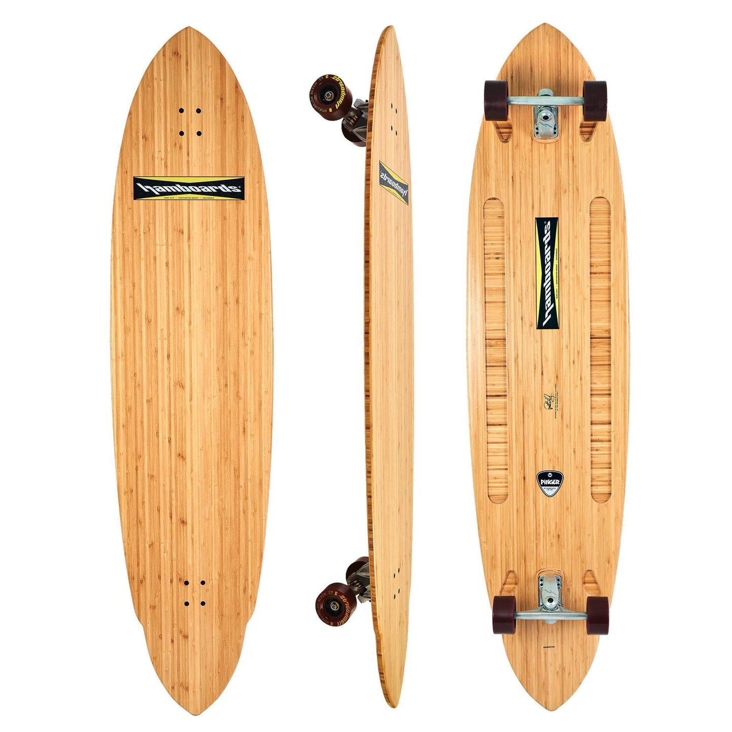 Hamboards - 5'7'' The Pinger - Bamboo Skateboards Hamboards