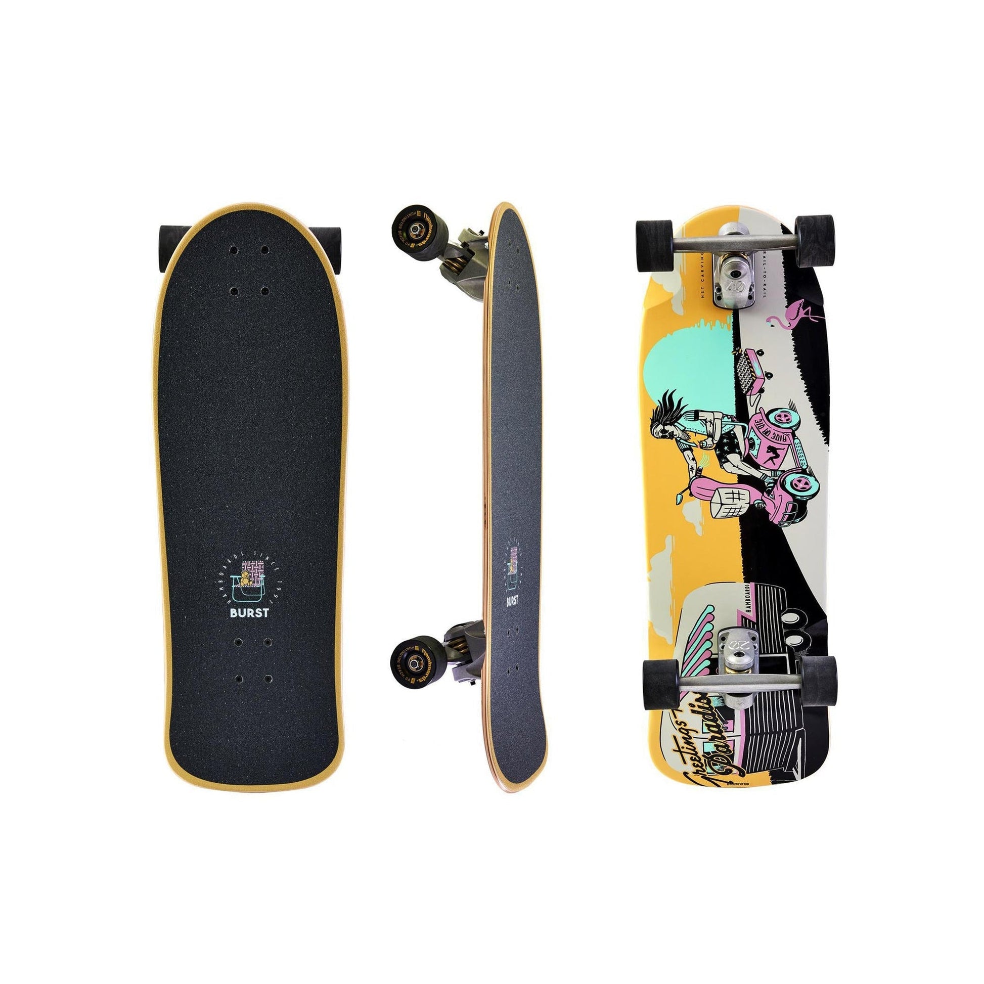 Hamboards - 32" The Burst - Flow Rida Skateboards Hamboards