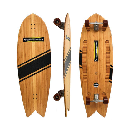 Hamboards - 4'5" The Fish - Wedge Skateboards Hamboards
