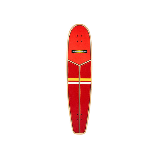 Hamboards - 45" The Huntington Hop - Red/Orange/Yellow/White - Deck Only Skateboards Hamboards