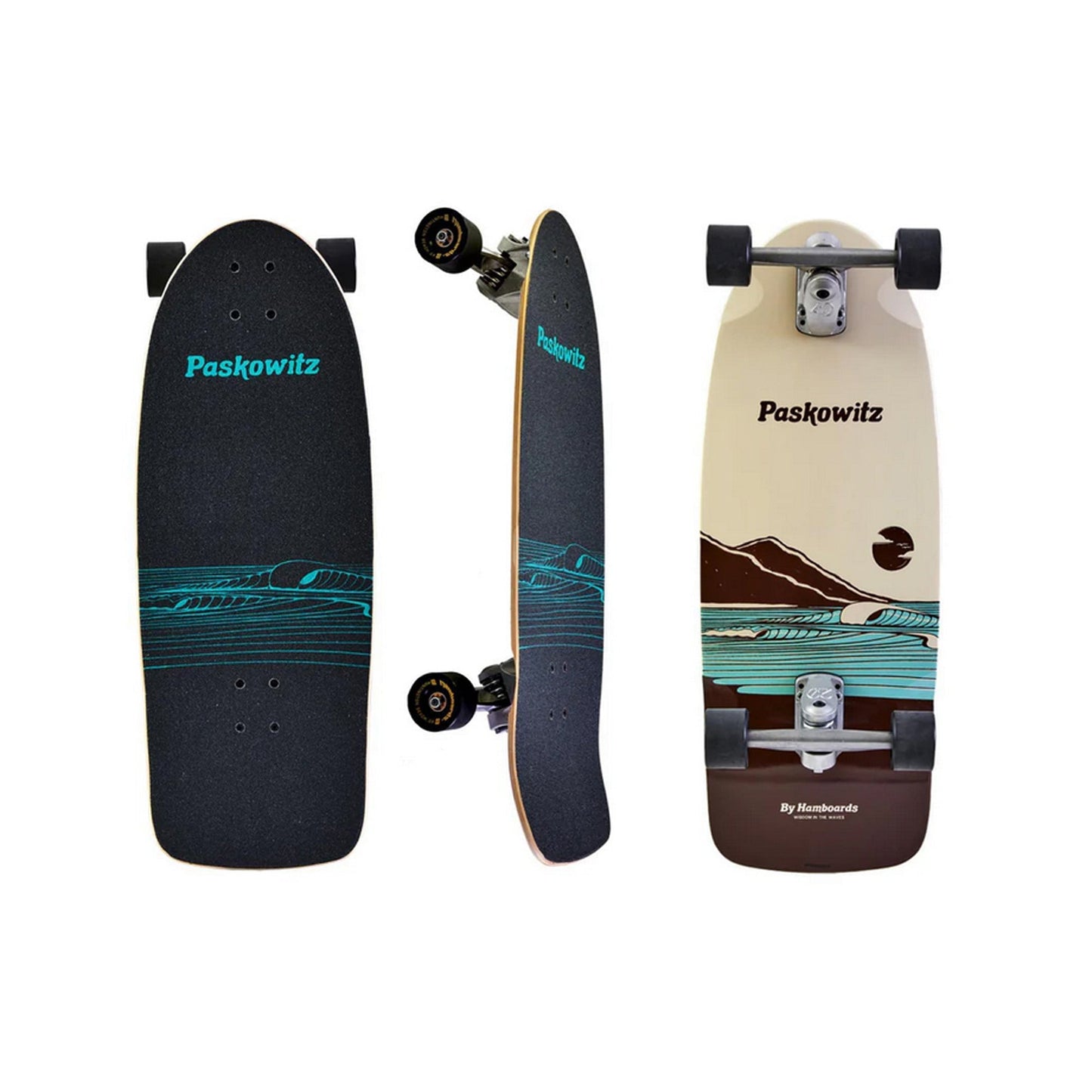 Hamboards - 30" The Paskowitz - Zen Swell Skateboards Hamboards