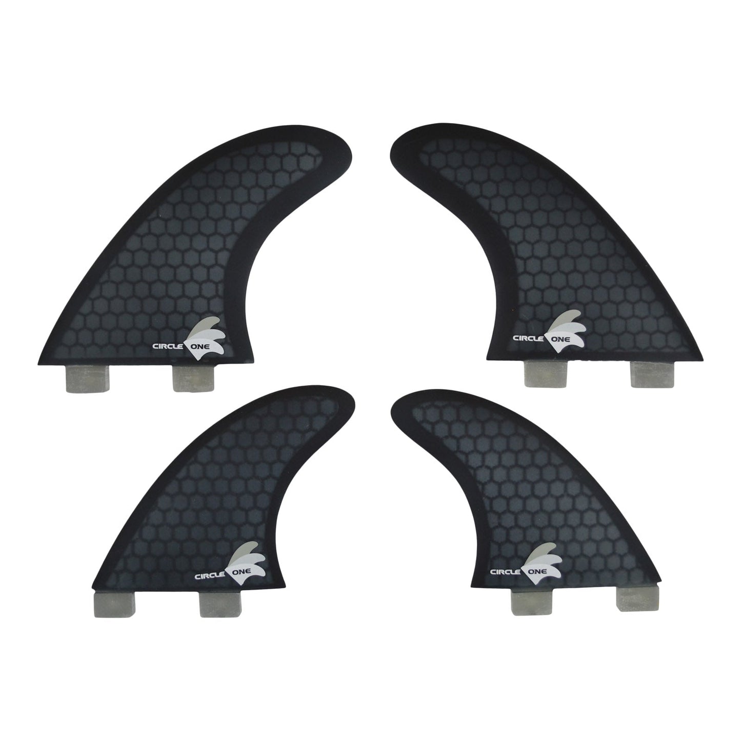 Surfboard Fins Quad Set Honeycomb (4 Fin FCS compatible M5+G-X spec) Surfboard Fins Circle One Surf