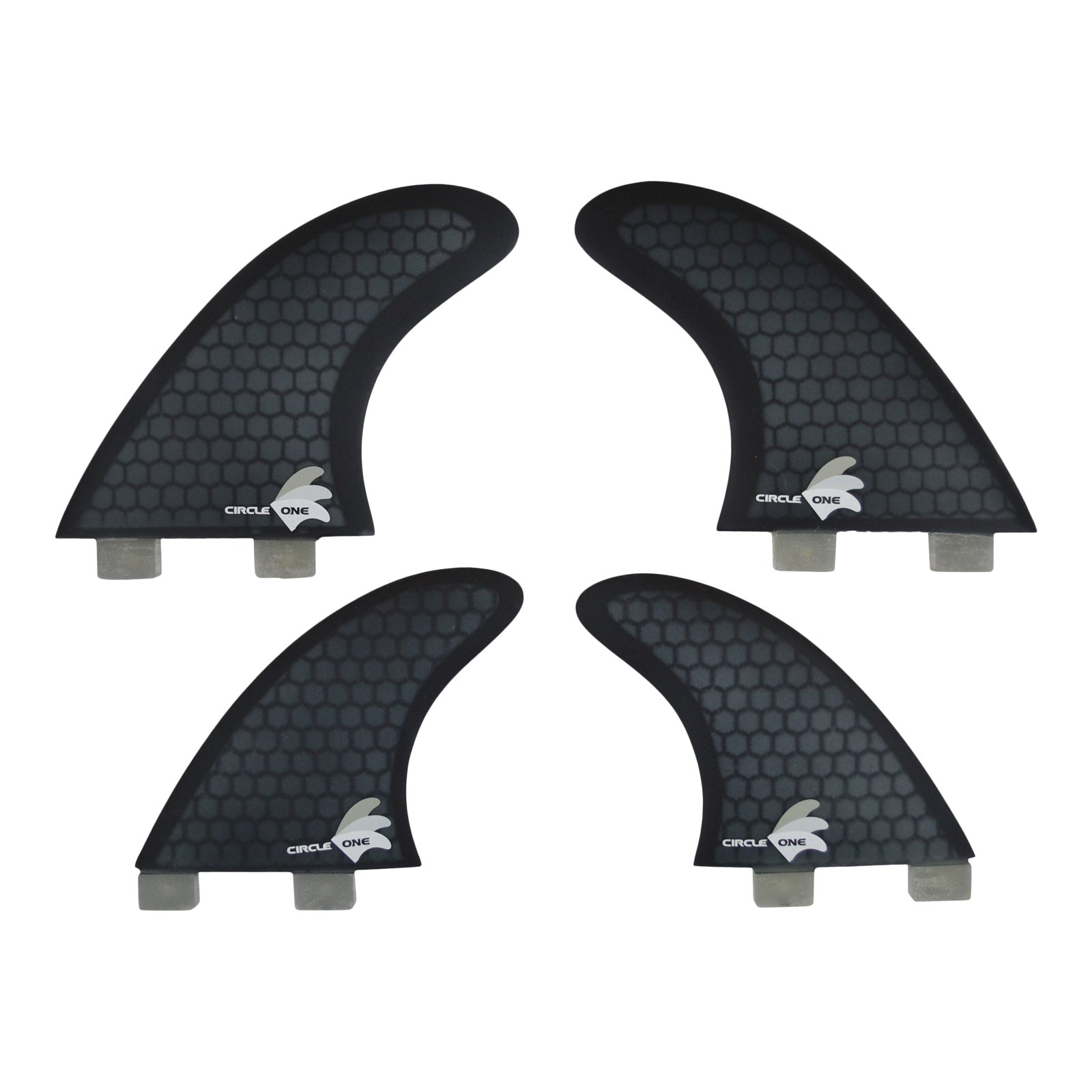 Surfboard Fins Quad Set Honeycomb (4 Fin FCS compatible M5+G-X spec) Surfboard Fins Circle One Surf