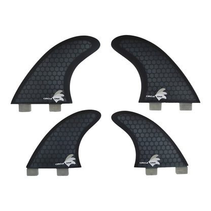 Surfboard Fins Quad Set Honeycomb (4 Fin FCS compatible M5+G-X spec) Surfboard Fins Circle One Surf