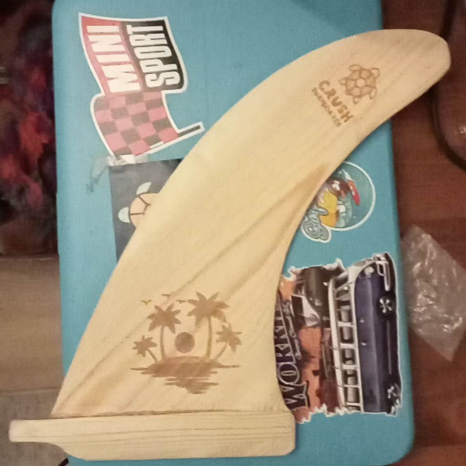 Crush Surfboards Wooden Surfboard Single Fin