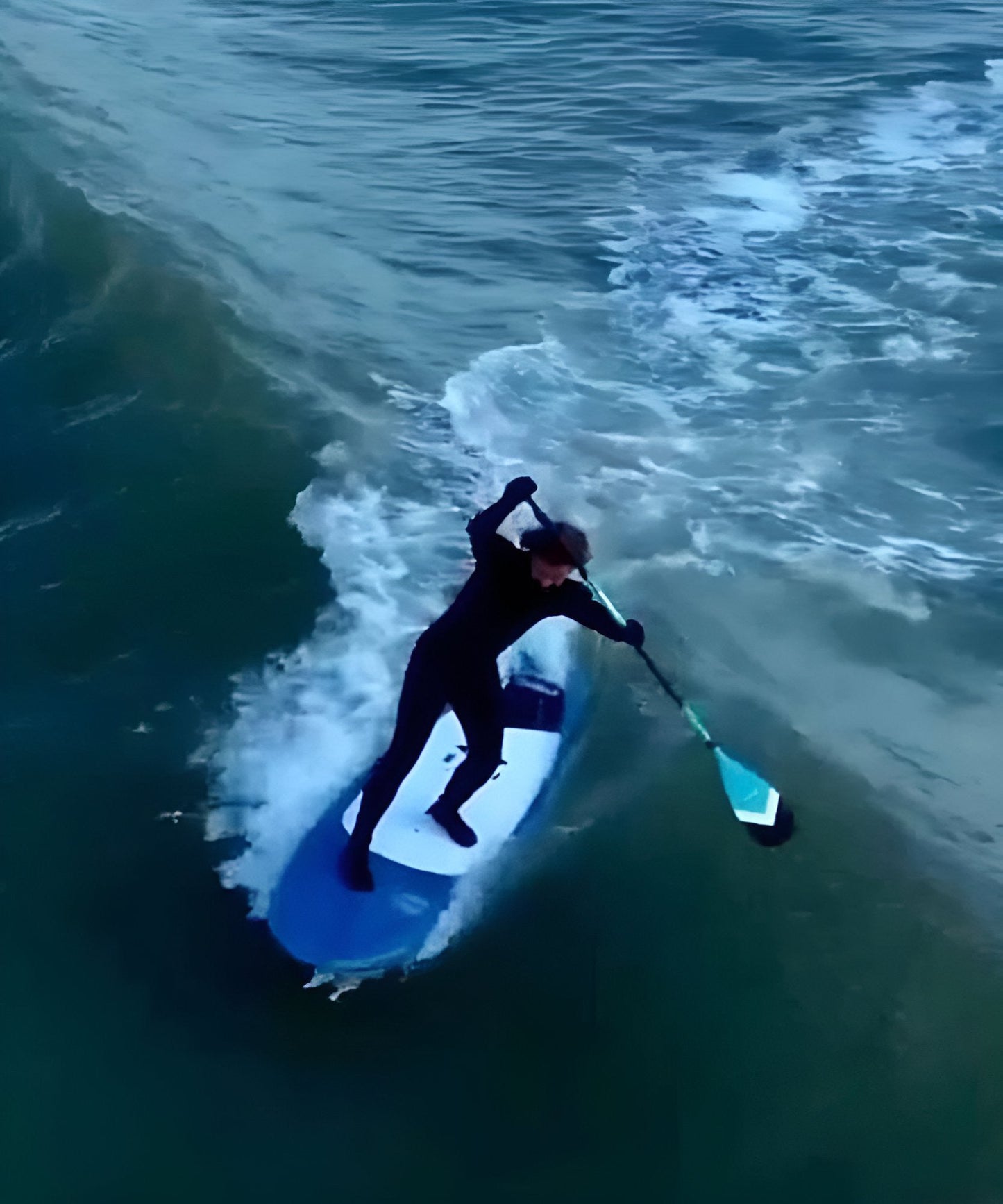 FREE BAG | 3 Piece Full Carbon Paddle Board Paddle - Blue/Pink/Black FatStick Boards