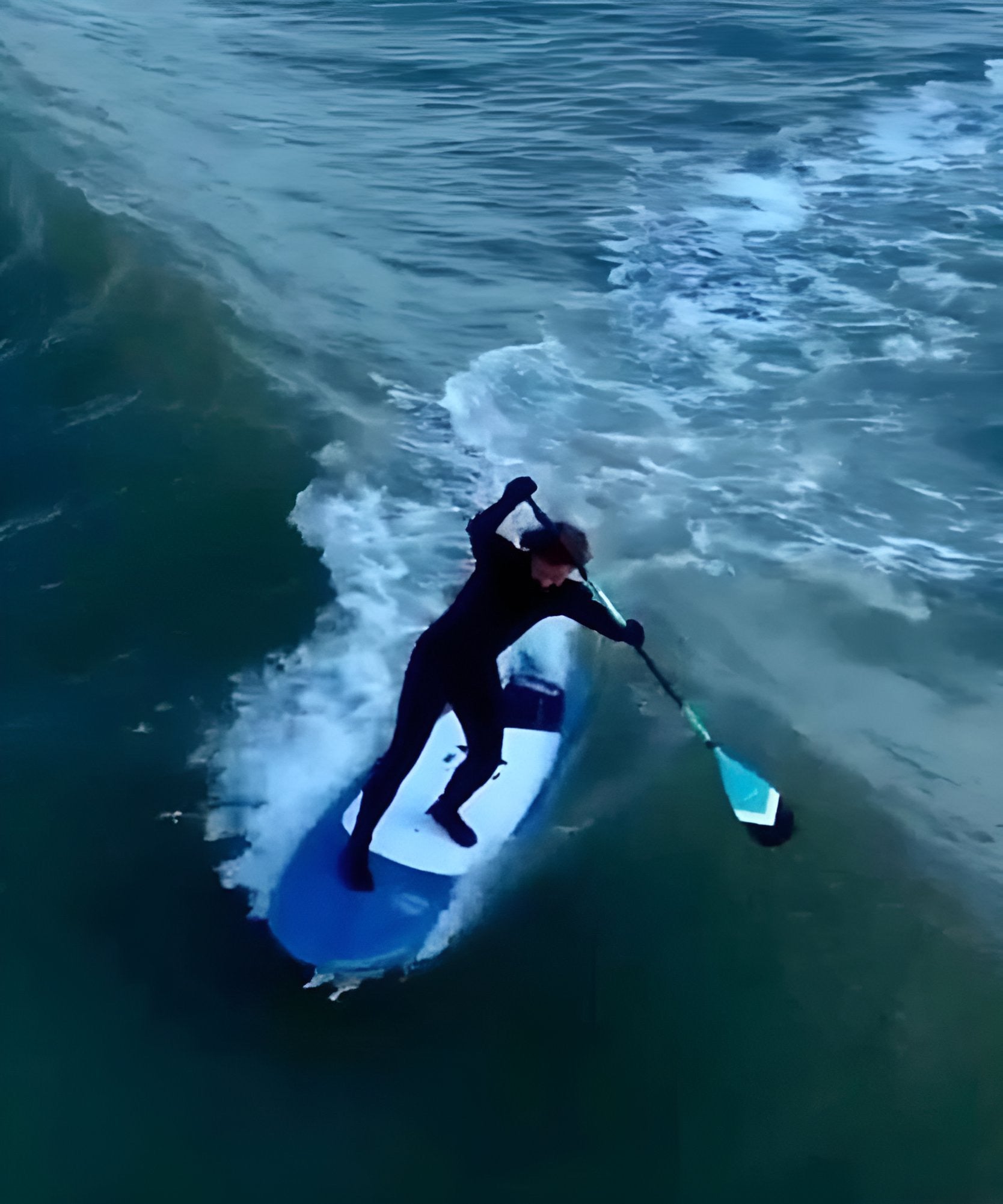 FREE BAG | 3 Piece Full Carbon Paddle Board Paddle - Blue/Pink/Black FatStick Boards