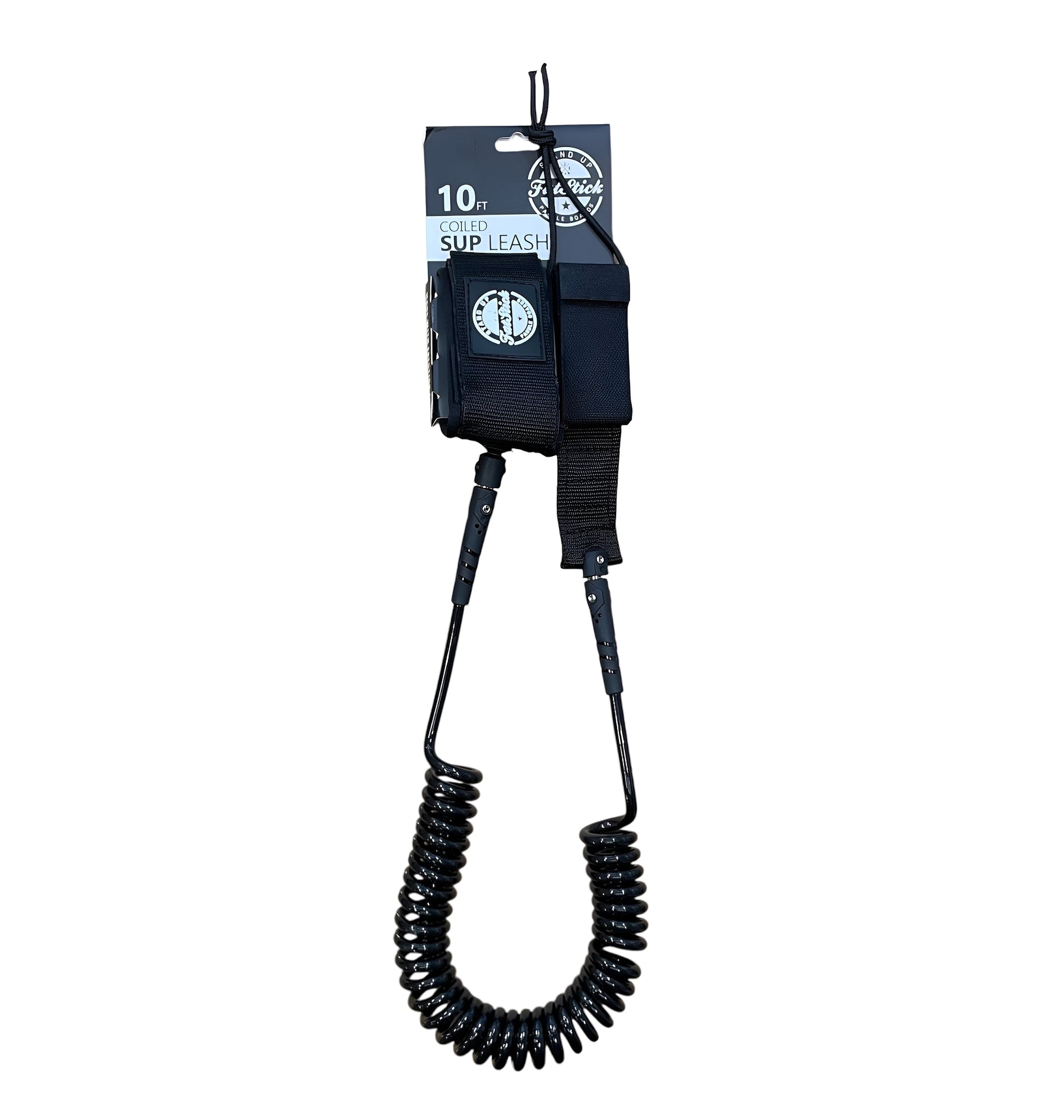 Coiled SUP Paddle Board Ankle Leash 10ft Sale items FatStick Boards