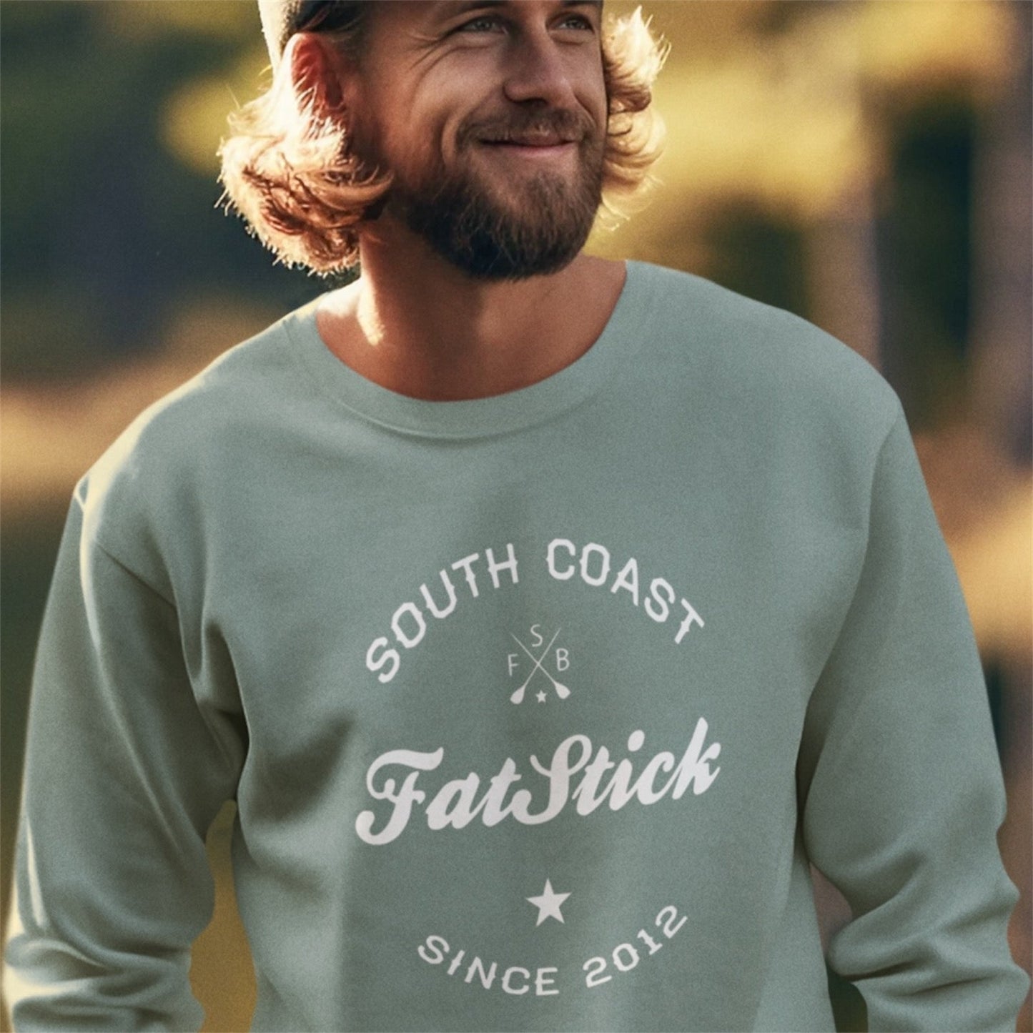 FatStick “South Coast” Lifestyle Sweater | Sweatshirt Accessories/Bags FatStick Boards S Sea Foam