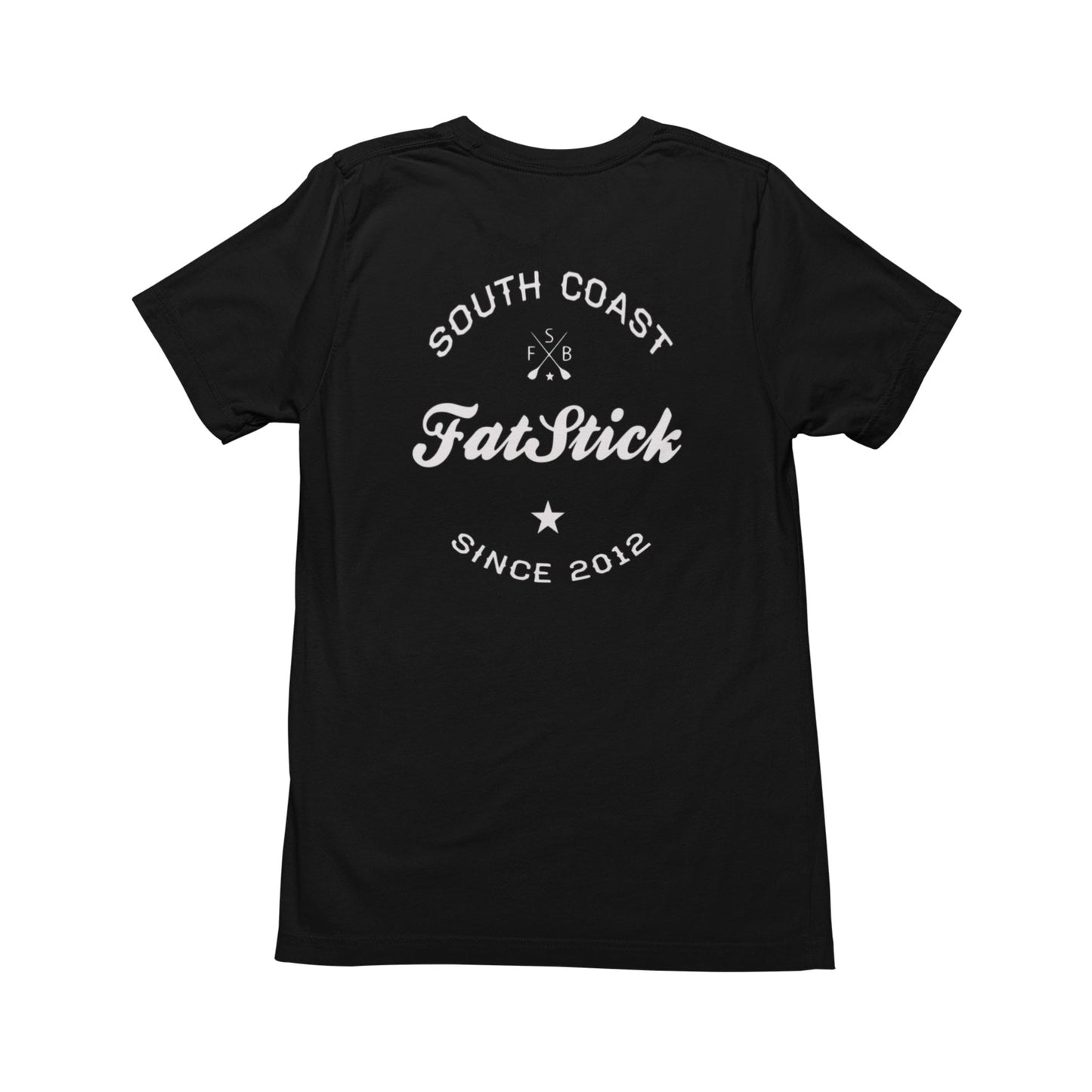 FatStick “South Coast” Lifestyle T-Shirt Accessories/Bags FatStick Boards S Black