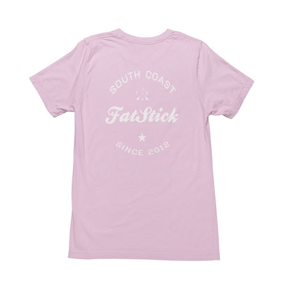 FatStick “South Coast” Lifestyle T-Shirt Accessories/Bags FatStick Boards S Heather Pink