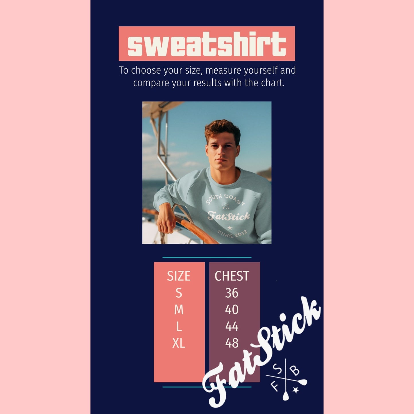 FatStick “South Coast” Lifestyle Sweater | Sweatshirt Accessories/Bags FatStick Boards