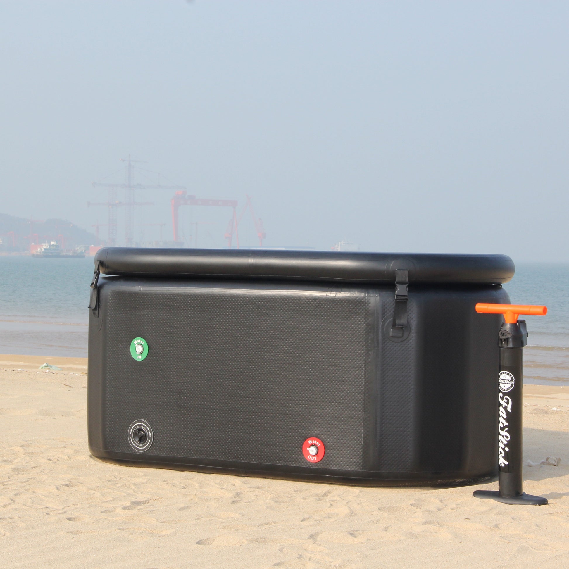 Pro Cold Water Therapy Plunge Tub | Ice Bath | Drop Stitch | XL FatStick Boards