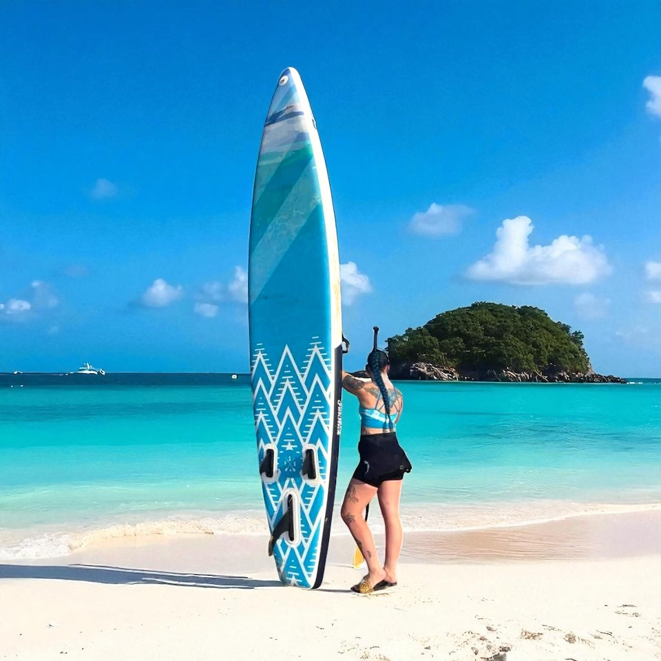 FatStick 12'6 Inflatable Touring Paddle Board SUP Package | With Seat SUPs FatStick Boards