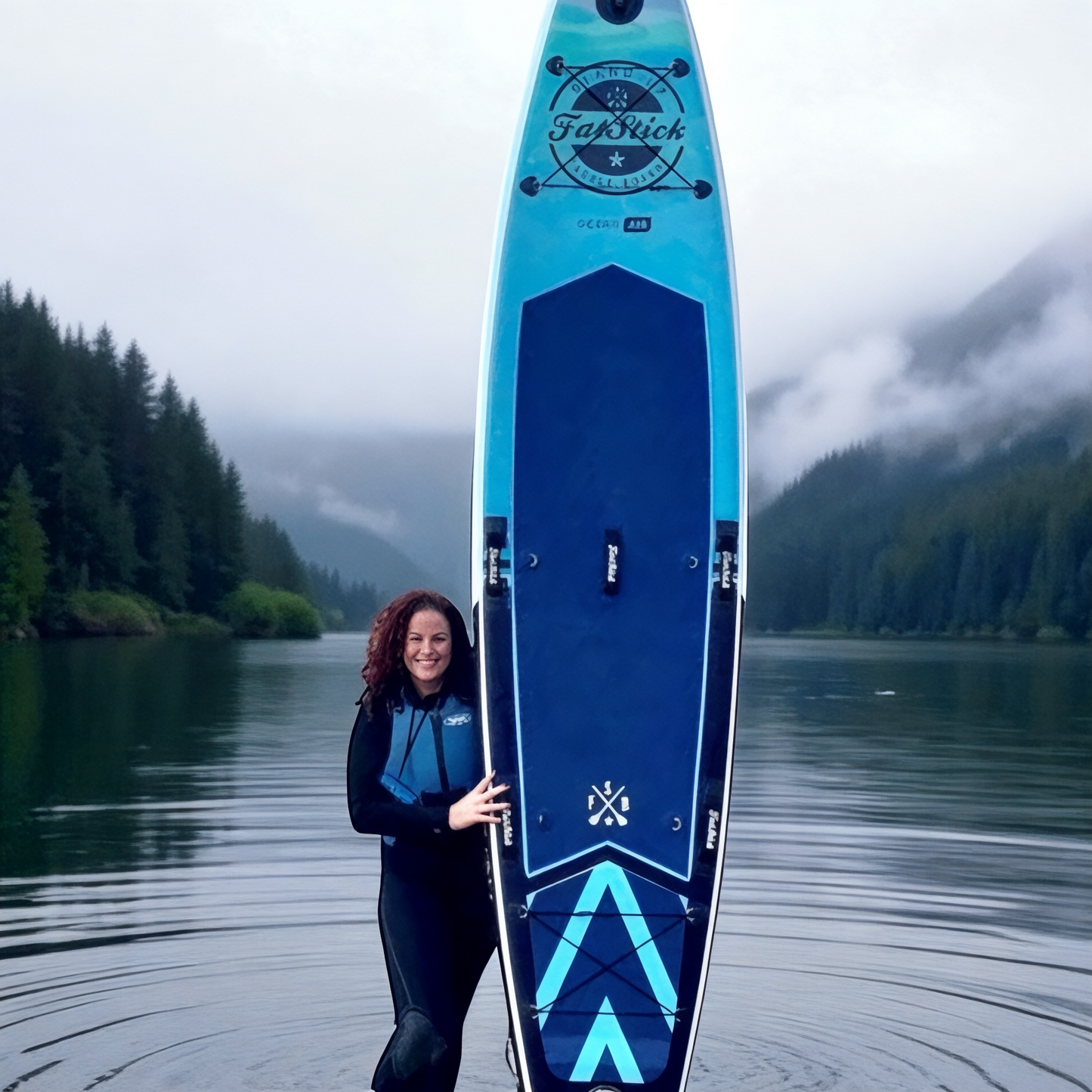 FatStick 12'6 Inflatable Touring Paddle Board SUP Package | With Seat SUPs FatStick Boards